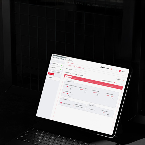 Platform Configurator: Calculator estimates hardware expenses.